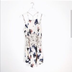 Free people patchwork tattered halter dress